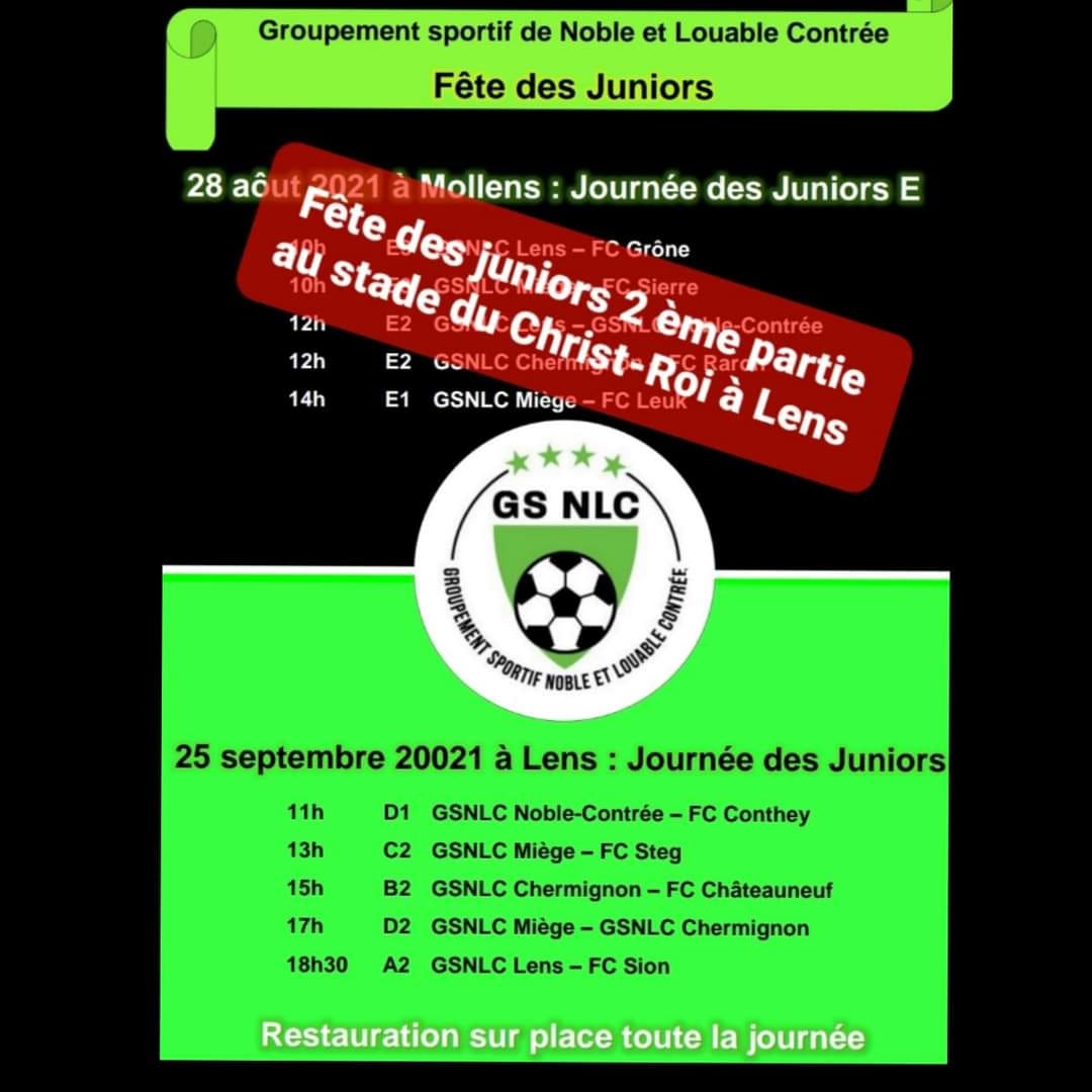 fete juniors lens automne 2021